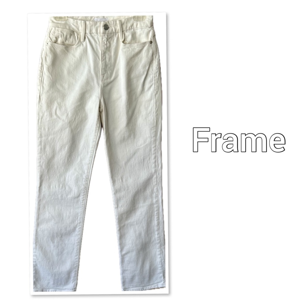 Frame Le Super High Straight Jean
